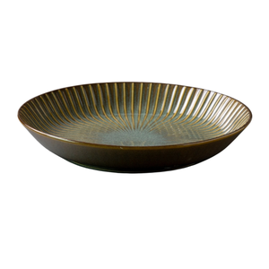 Assiette creuse de 225 mm en céramique Mino, cuite au four, fabriquée au Japon, vaisselle d'hôtel pour apéritifs - Product Image 2