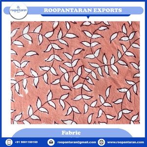 Fabric Jaipur Block Printed 100% Cotton 20 Sheeting Fabric Cotton Fabric Foliage Pattern Breathable Woven Plain Style for Women - Product Image 4