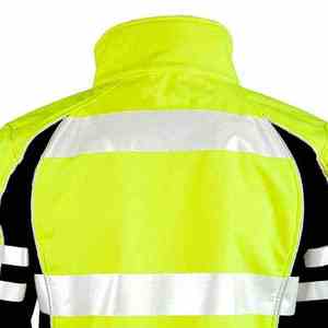 Chaqueta de seguridad a precio mayorista, cómoda, con logotipo personalizado, de poliéster, para trabajo, en venta en línea, OEM - Product Image 3