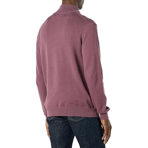 Men's Women's Half Zip <b>Mock</b> <b>Neck</b> Sweatshirt Oversized Plain Cotton Fleece Custom Streetwear <b>Top</b> - Product Image 6