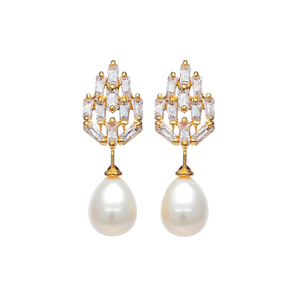 Trendy Vintage Drop Pearl Earrings for Party and Gift - Product Image 3