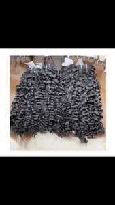 Extensions de cheveux humains bruts indiens de temple, ondulés, à double trame machine, 100% non traités, pour revendeurs - Product Image 6