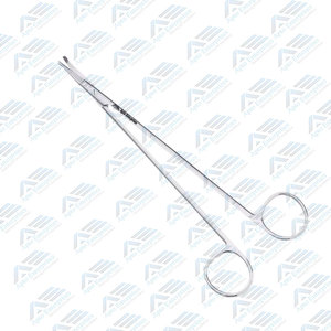 Ciseaux Strully courbés 20,5 cm en acier inoxydable, instruments chirurgicaux manuels de haute qualité, 8 pouces, pour usage vasculaire et cardiovasculaire - Product Image 6