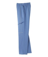 Pantalon droit taille haute pour homme, adapté après chirurgie, à ouverture latérale, fermeture boutonnée, en tissu Oxford léger et écologique