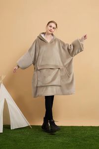 Manta con Capucha OEM de Fábrica, Suave y Cálida para Invierno, Venta al por Mayor, para Halloween, Talla Grande, Personalizable - Product Image 2