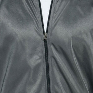 Chándal Gris Casual para Hombre, Talla Grande, Manga Larga, Cierre Frontal con Cremallera, Diseño Deportivo, Transpirable, Poliéster, Ropa de Invierno, Bolsillos Laterales - Product Image 3