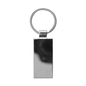 Porte-clés rectangulaires en bambou et métal 32 mm – Accessoire élégant pour autocollants et skins - Product Image 5