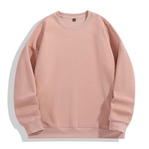Unisex Solid Color Crewneck Sweatshirt Cotton Blend Casual Regular Fit <b>Pullover</b> <b>Sweater</b> Autumn Eco-Friendly Quick Dry for Men - Product Image 5