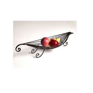Panier à fruits en métal au design contemporain élégant, adapté aux maisons, aux bureaux et aux lieux d'accueil. - Product Image 1