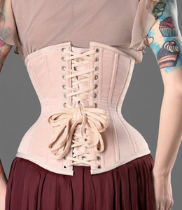 Faja corsé de látex para mujer con cierre de corchetes y ojales, control firme, diseño negro y amarillo - Product Image 6