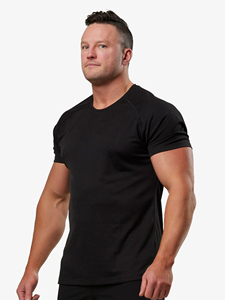 Camiseta Clásica Esencial para Hombre, Manga Corta, Cuello Redondo, Ligera, de Algodón Suave, Ropa para Uso Diario - Product Image 3