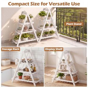 ชั้นวางกระถางต้นไม้ 3 ชั้น สำหรับตกแต่งลานบ้าน - Product Image 2
