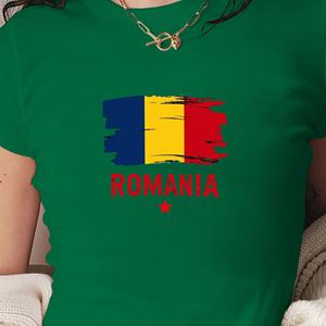 Camiseta corta moda mujer RUMANIA - Product Image 1