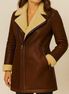 Chaqueta de Cuero de Alta Calidad para Hombre, Cuello Alto, Logotipo Frontal, Ropa de Invierno, Forro de Nailon/Cotton Transpirable y Térmico - Product Image 4