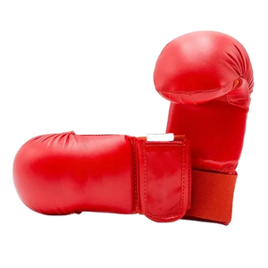 Zapatillas de Karate Semi Contacto con Protección para el Pie, Botas de Artes Marciales Taekwondo Impermeables con Cierre de Gancho y Bucle, Zapatos Deportivos de PU para Entrenamiento - Product Image 1