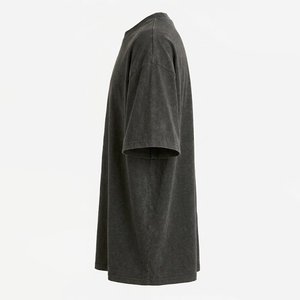 OEM Bulk Supply Custom Print Logo <b>Acid</b> Washed High Quality Women Oversized T-Shirt 100% Cotton 300 GSM Heavyweight <b>Drop</b> Shoulder - Product Image 3