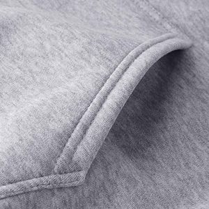 Sweat à capuche unisexe pour homme, coupe classique, en molleton polyester/coton, avec logo imprimé sur le devant et motif uni - Product Image 2
