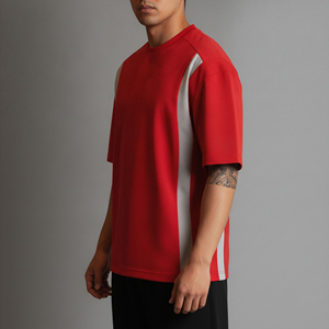 T-<b>Shirt</b> Loose Fit Hip Hop Style Casual Wear Men's Hot Selling 100% Cotton Jersey Best Selling Heavyweight Drop Shoulder - Product Image 5