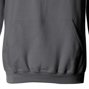 Sweat-shirt à capuche pour homme en molleton épais respirant, tissu molletonné en coton, plusieurs couleurs unies, cordon de serrage avant, décontracté - Product Image 2