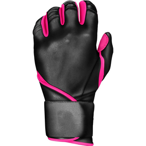 Gant de frappeur en cuir bleu clair, ambidextre, respirant, confortable, fermeture auto-agrippante pour l'entraînement, unisexe adulte - Product Image 5