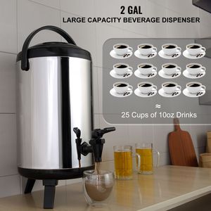 Dispenser Termico per Bevande in Acciaio Inox da 5L, per Bevande Calde e Fredde - Product Image 2