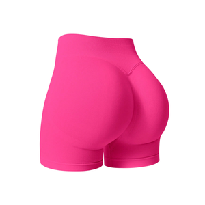 Custom Logo High Waist Seamless Gym Clothing Squat Proof <b>Booty</b> Lifting Workout Activewear Women Biker Shorts Yoga Shorts - Product Image 5