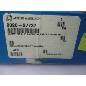 แหวนยึด AMAT 0020-27737 ขนาด 5 นิ้ว SMRMF AL แบบมีแผ่นรอง - อุปกรณ์และอะไหล่เซมิคอนดักเตอร์ระดับโลกที่เชื่อถือได้ - Product Image 1