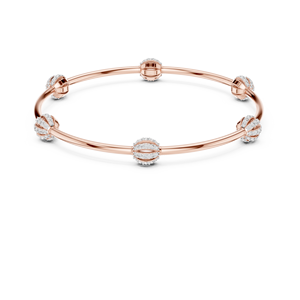 Rose Gold Lab Grown Diamond Open Cuff <b>Bangle</b> <b>Bracelet</b> for Women Elegant Luxury Fine Jewelry Gift - Product Image 4