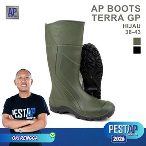 AP Boots TERRA GP Safety Rain Boots-Heavy Duty Waterproof PVC <b>Work</b> <b>Shoes</b> Green - Product Image 1