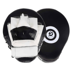 Guantes de Boxeo Personalizados de Cuero Genuino, Almohadillas de Entrenamiento de Boxeo con Logotipo Personalizable, Almohadillas de Boxeo Profesionales para Entrenamiento - Product Image 1