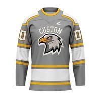 Jerseys de hockey sobre hielo unisex equipo precio barato personalizado