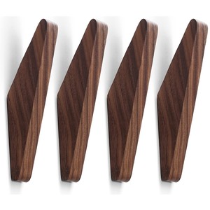 Wholesale Teak Wood Hexagonal Geometric Hook - Natural Brown - B2B - Product Image 4