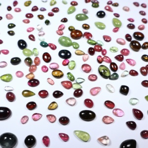 Natural Multi Tourmaline Cabochon 1200 Carat Lot Mixed Shapes Loose for Jewelry Making Wholesale PANJSHIR GEMS INTERNATIONAL - Product Image 2