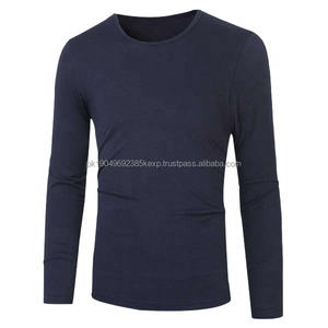 Camiseta Básica de Manga Larga para Hombre, Transpirable, de Secado Rápido, al por Mayor, para Promoción - Product Image 3