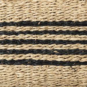 Handwoven Natural Seagrass <b>Storage</b> <b>Basket</b> with Black Stripe for Home Use Wholesale Made in Vietnam - Product Image 6