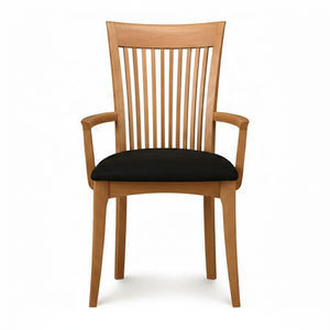 Silla de Comedor de Madera de Teca Natural Moderna y Lujosa, Hecha a Mano, con Respaldo de Listones, Muebles Duraderos y Ecológicos para Comedor y Villa - Product Image 1