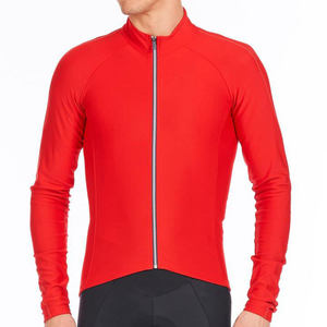 Jersey de Ciclismo Personalizado Unisex, Transpirable, Tallas Grandes, Servicio OEM, Impresión por Transferencia de Calor, Manga Tres Cuartos - Product Image 1