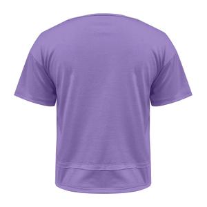 Camisetas de Talla Grande con Hombros Caídos y Manga Corta para Mujer, Estilo Casual de Verano, Cuello Redondo, Color Sólido, de Bangladesh Apparel - Product Image 4