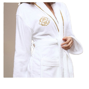 Peignoir Kimono en Coton Éponge 100% pour Hommes et Femmes, Grande Taille, Robe de Luxe pour Hôtel et Spa, Respirant, Doux, Absorbant, Séchage Rapide - Product Image 1