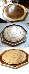 Tournament Size Wooden Crokinole <b>Board</b> – Handmade & Polished Finish | Wholesale Pricing - Product Image 4
