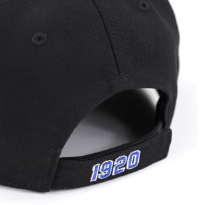 Casquette de baseball noire Zeta Phi Beta avec écusson ZPB pour femmes, ajustable, style HBCU, vêtements grecs - Product Image 6