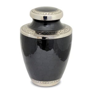 Artisanal Brass Urn Handmade Decorative Cremation Container <b>Memorial</b> <b>Keepsake</b> Elegant Home Decor Tabletop Funeral Accessories - Product Image 1