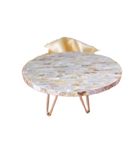 แท่นวางเค้กไม้ฝังมุกแท้สุดหรู งานฝีมือประณีต ปรับแต่งได้ เหมาะสำหรับงานเลี้ยงสุดหรู งานแต่งงาน อีด และโอกาสพิเศษ - Product Image 5