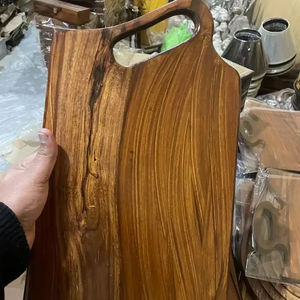 Planche à découper en bois massif, épaisse et robuste, pour cuisine professionnelle, préparation et cuisson des aliments de qualité supérieure - Product Image 1