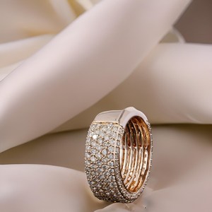 Eternity Band Round Cut Moissanite Hip Hop Wedding Band <b>Ring</b> for <b>Men</b> 925 Sterling <b>Silver</b> Wedding Gift for Boyfriends - Product Image 3