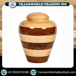 Premium Handcrafted Wooden <b>Urn</b> for Human Ashes Luxury Memorial Cremation Funeral Keepsake Decorative Adult Wooden Box For Sale - Product Image 6