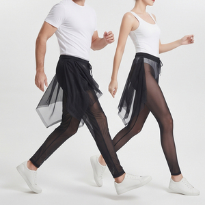 High Quality See Through <b>Leggings</b> Unisex Fashion Style Transparent Pants Unisex 100% <b>Polyester</b> Clubwear Elastic Waist <b>Leggings</b> - Product Image 4