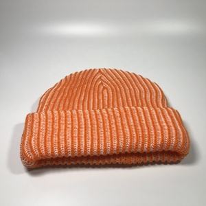 OEM Fashion Acrylic Blank <b>Winter</b> Warm Knit <b>Cap</b> Blank Custom logo Chunky Ribbed Beanie Hat new 2026 - Product Image 6
