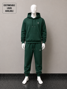 Conjunto de Felpa Gruesa Personalizada de 300-500GSM para Hombre: Sudadera con Capucha y Pantalones de Chándal Oversize Estilo Urbano, Traje de Felpa de 2 Piezas - Product Image 3