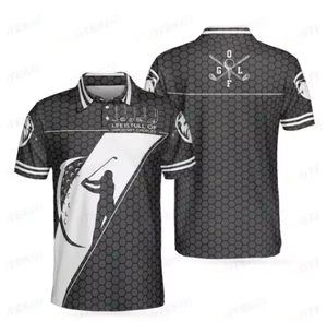 Polo classique d'été pour homme, T-shirt à séchage rapide, T-shirts à col pour homme, Hauts et T-shirts pour homme - Product Image 6